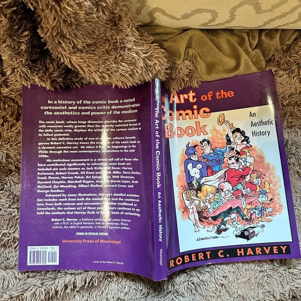Art of the Comic Book by Robert Harvey Comic book history paperback book